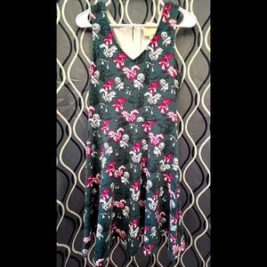 ModCloth Squirrel and Mushroom Print Dress